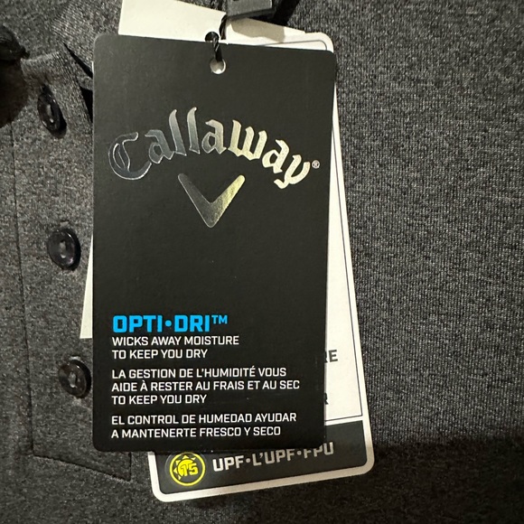 Women’s Vneck golf T-shirt. Grey size: sm, med, l,XL. BNWT. Callaway - Picture 3 of 7